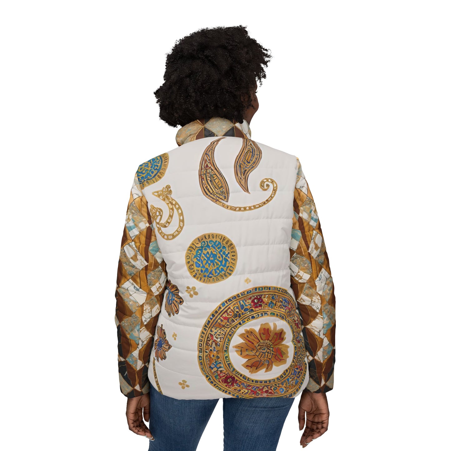 Puffer Jacket with Pockets | Women's Puffer Jacket | Yan Acq Apparel