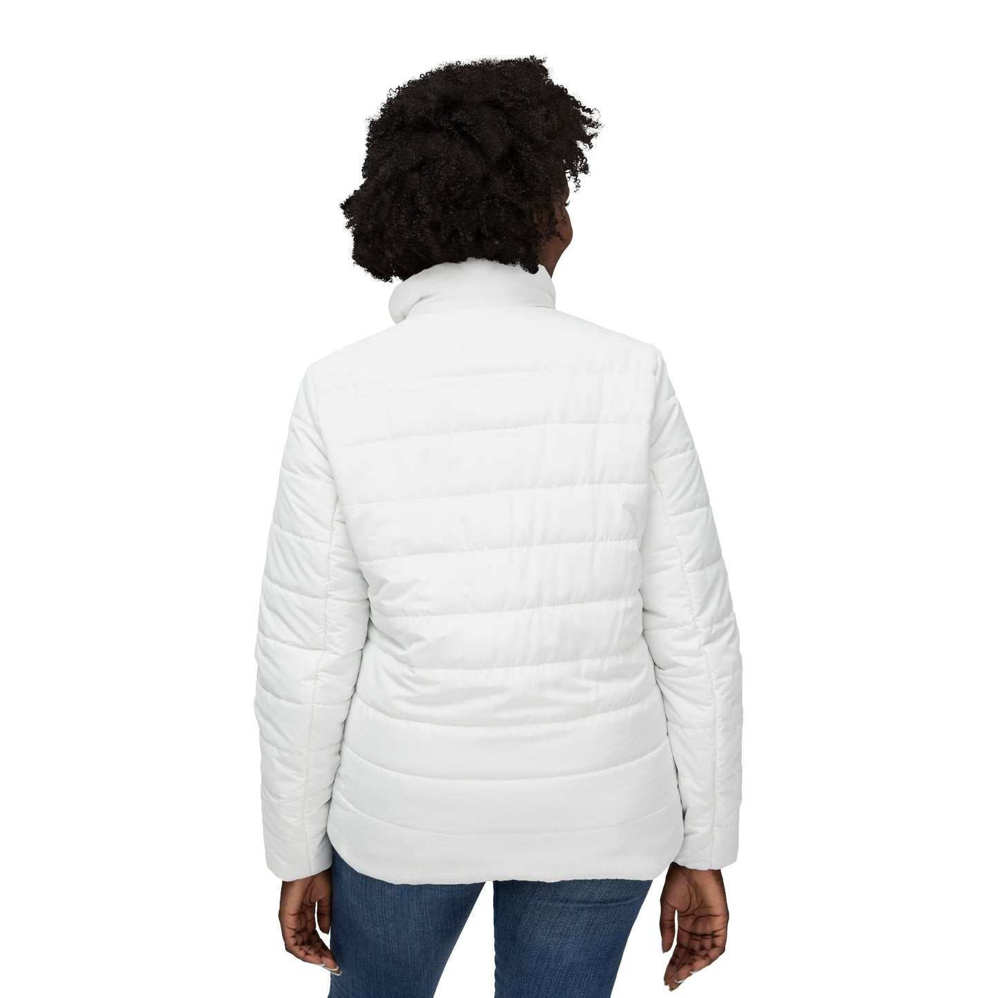 Women's White Jacket | Custom Puffer Jacket | Yan Acq Apparel