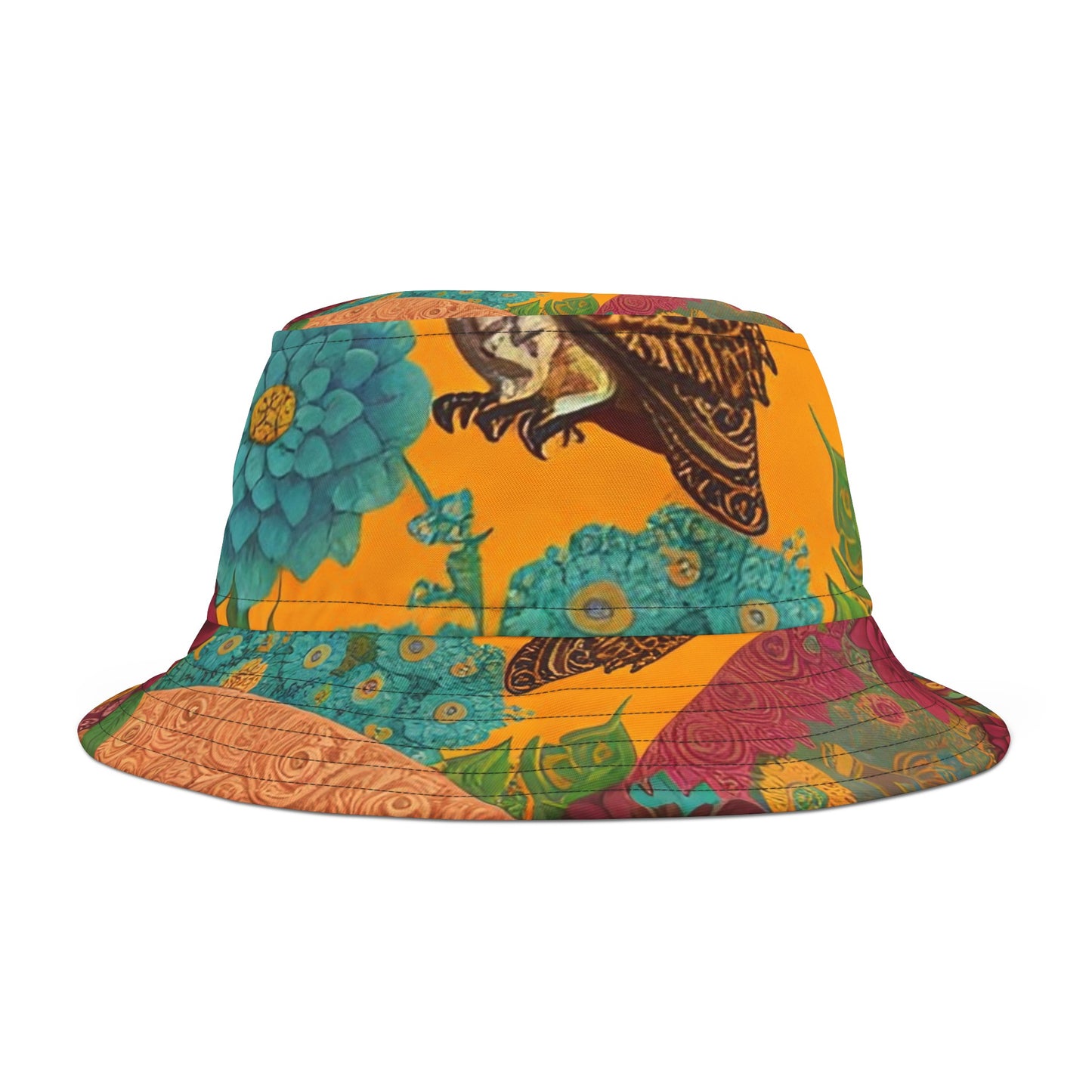 Handcrafted Birdhouse Hat | Boho Birdhouse Hat | Yan Acq Apparel