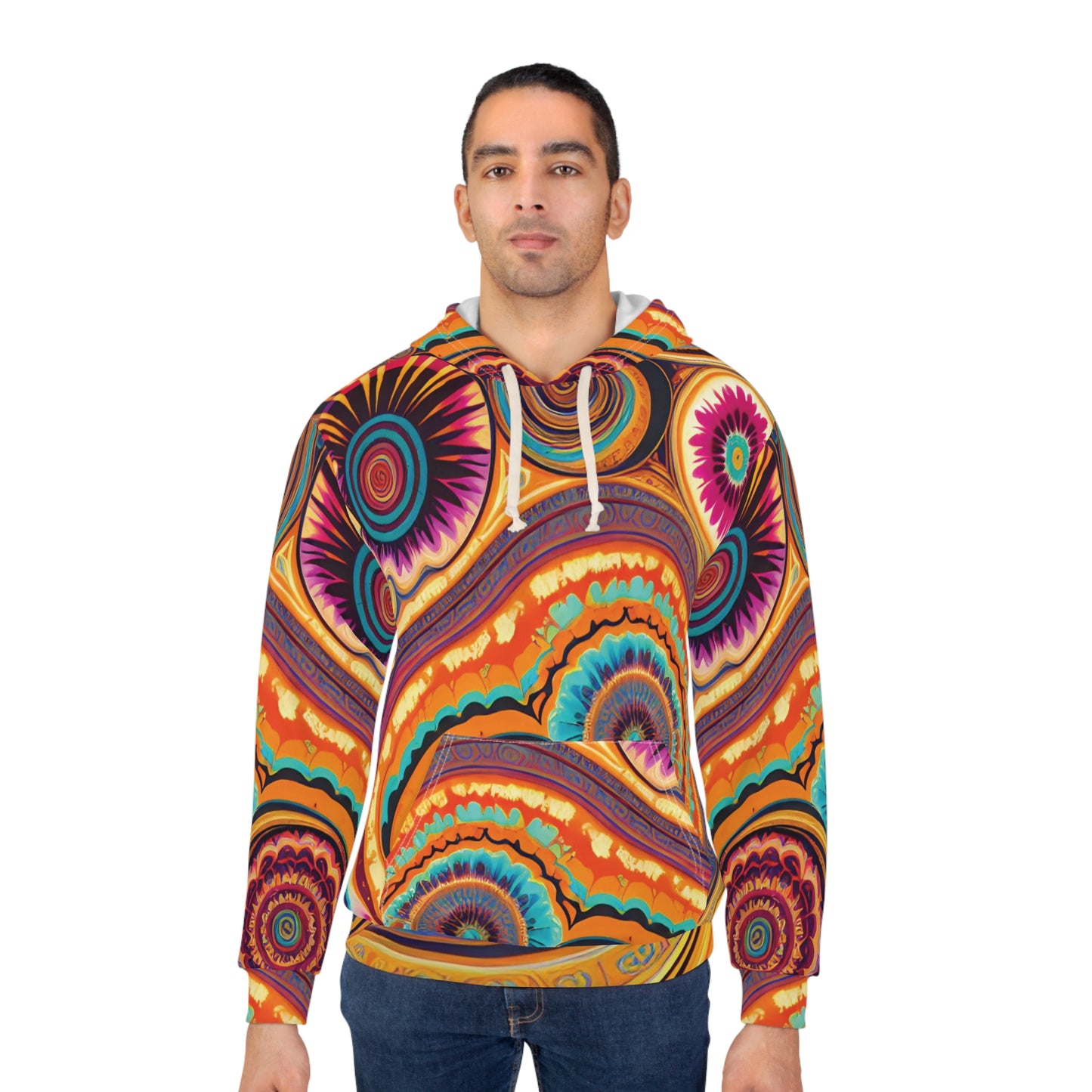 Feeling Groovy Hoodie | Customizable Pullover Hoodie | Yan Acq Apparel