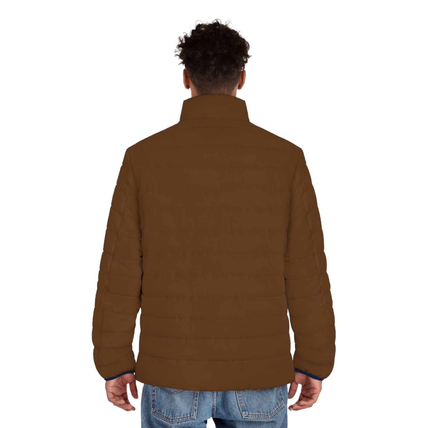 Brown Puffer Jacket | Custom Brown Jacket | Yan Acq Apparel