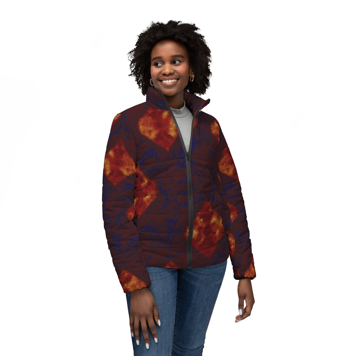 Women's Long Sleeves Jacket | Vein Lightening Jacket | Yan Acq Apparel