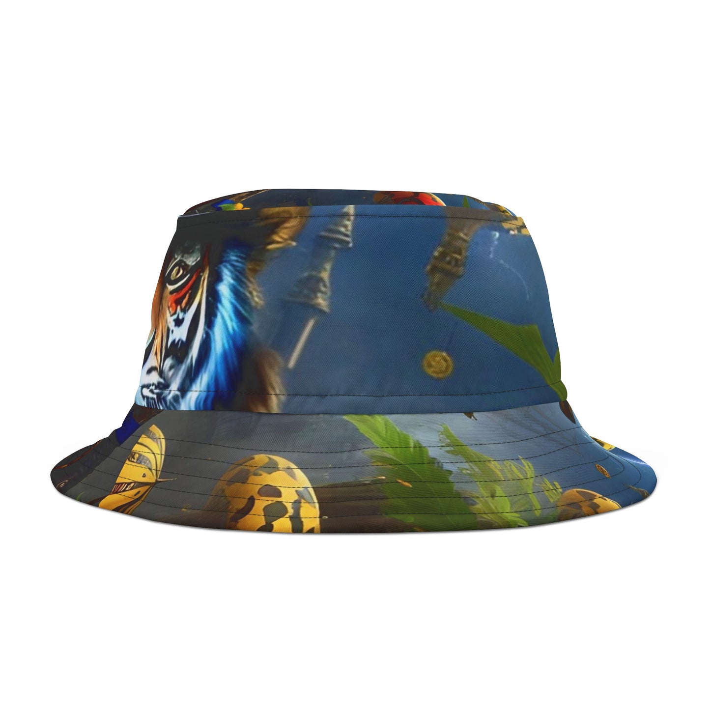 Tiger Warrior Bucket Hat | Personalized Bucket Hat | Yan Acq Apparel