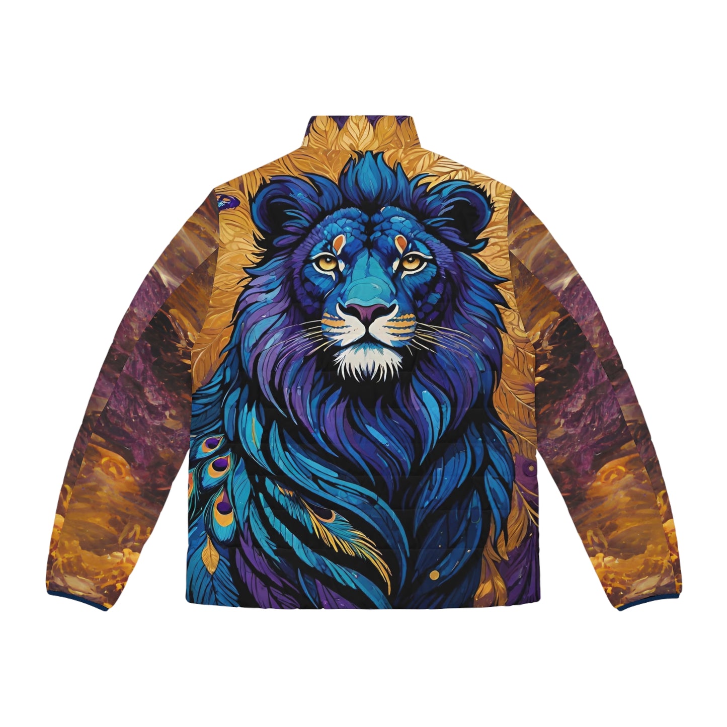 Blue King Zipper Jacket | Black Zipper Puffer Jacket | Yan Acq Apparel