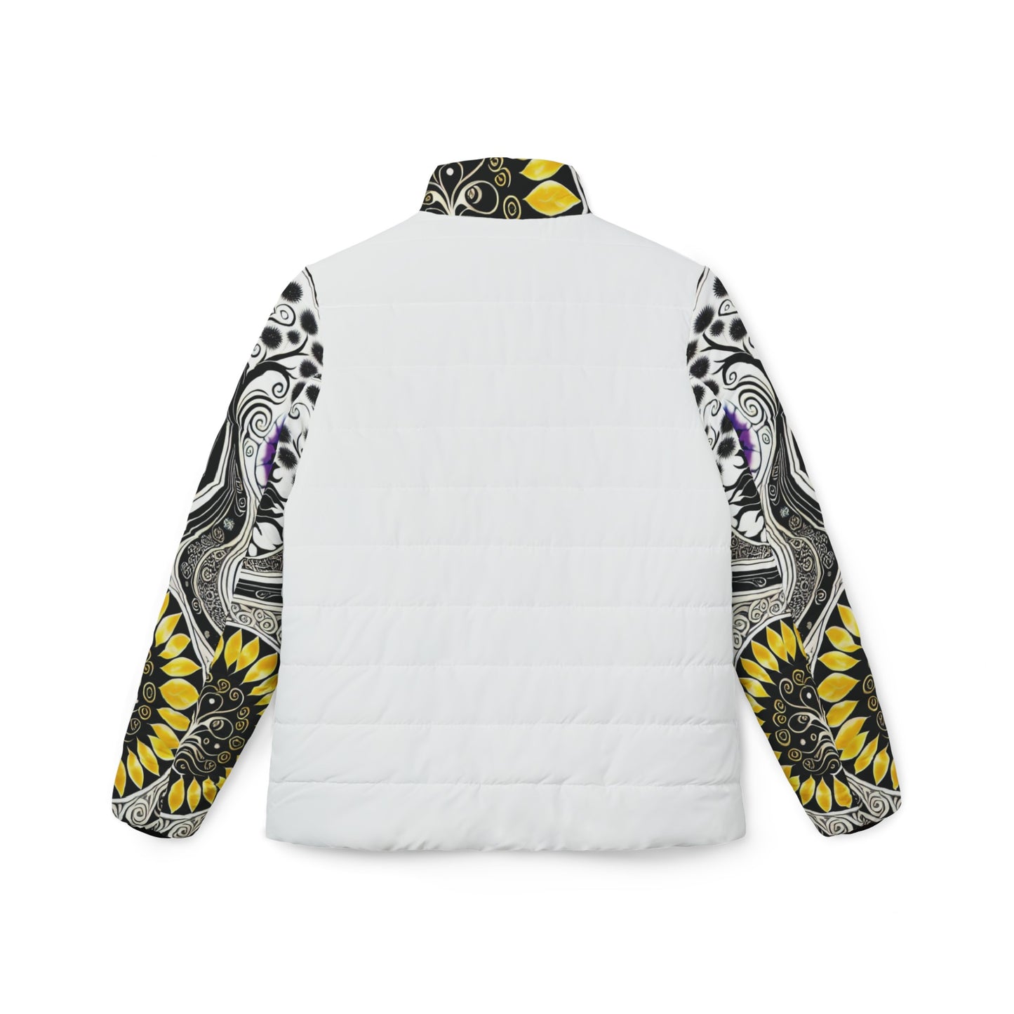White Seam Puffer Jacket | Essential Puffer Jacket | Yan Acq Apparel