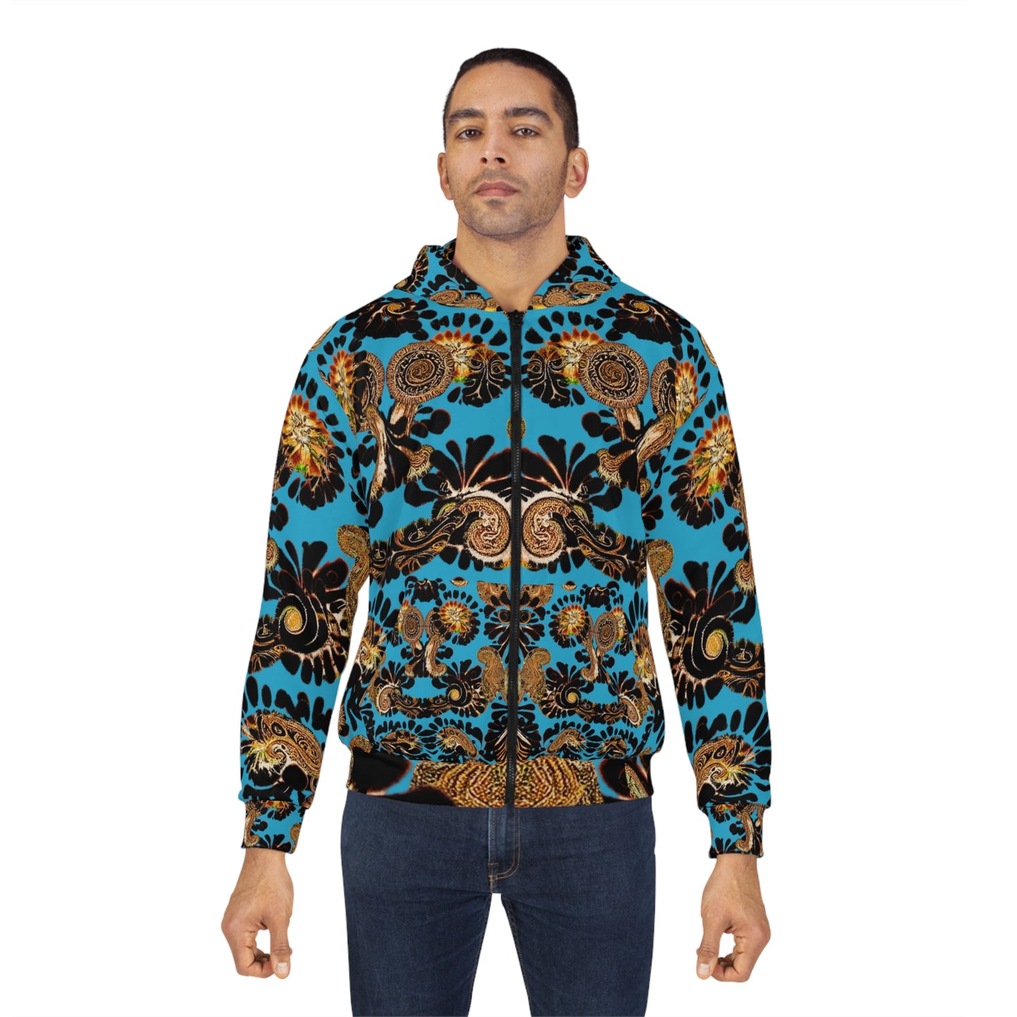 Winter Fleece Jacket | Black Zipper Hoodie | Yan Acq Apparel