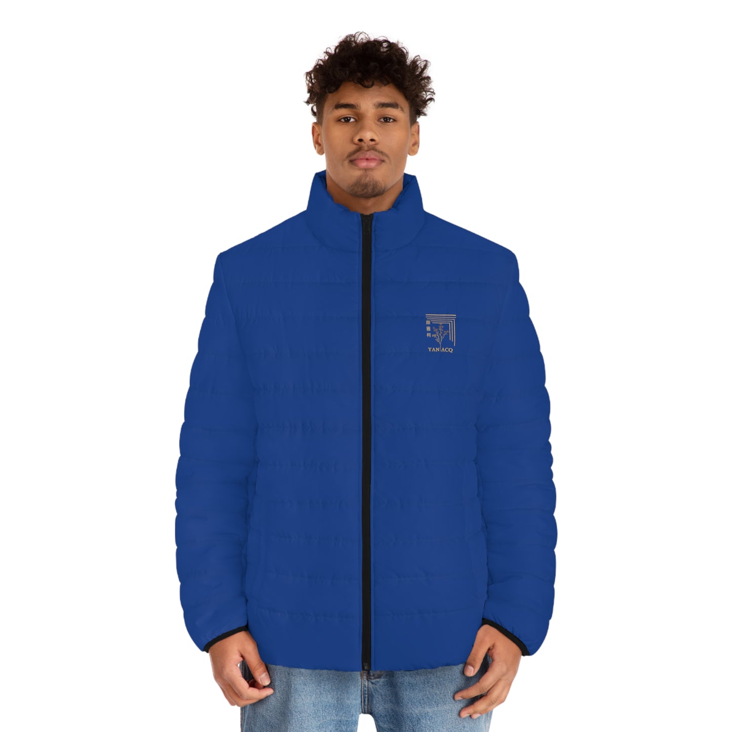 Blue Puffer Jacket | Blue Fleece Jacket | Yan Acq Apparel