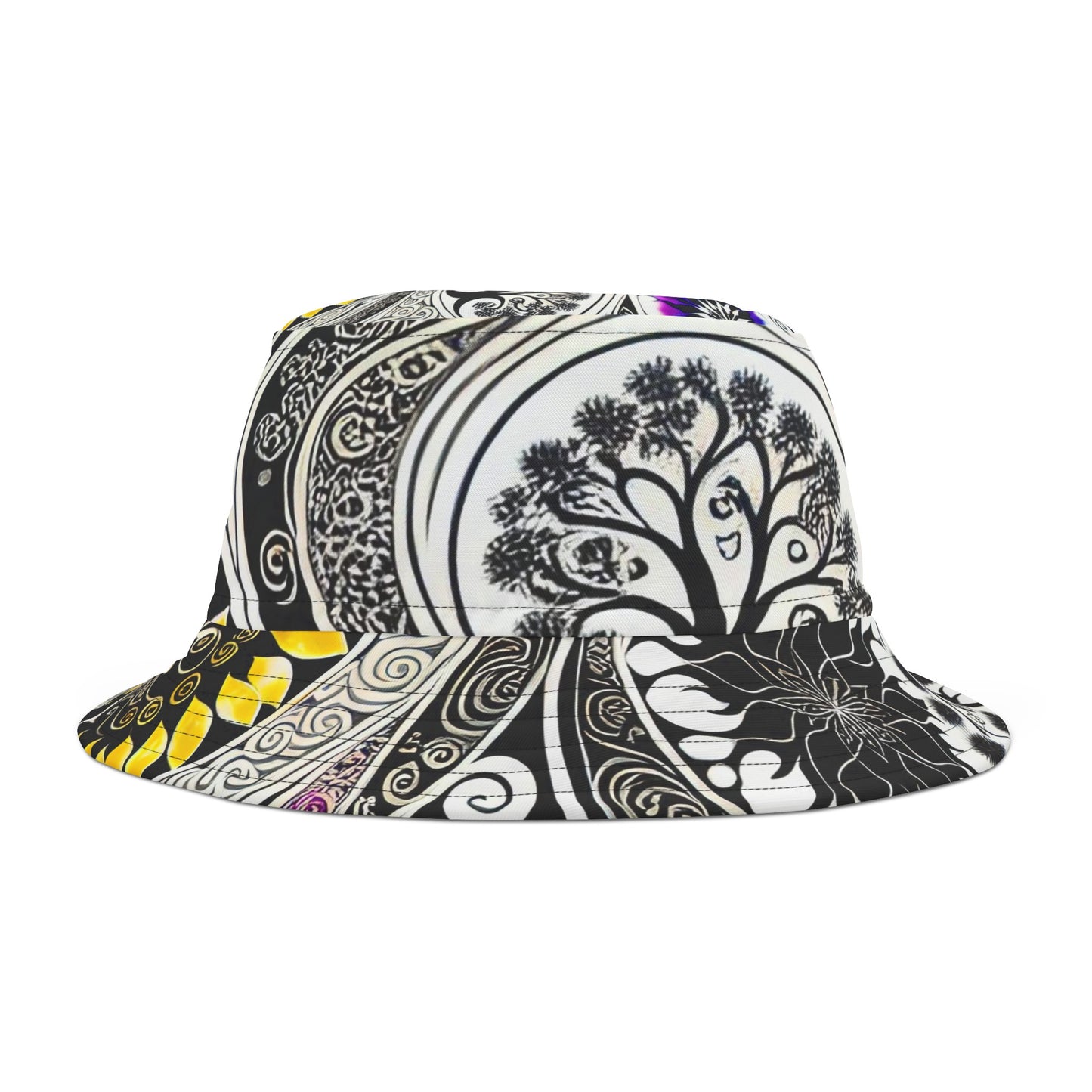 Black Night Hat | Custom Bucket Hat USA | Yan Acq Apparel