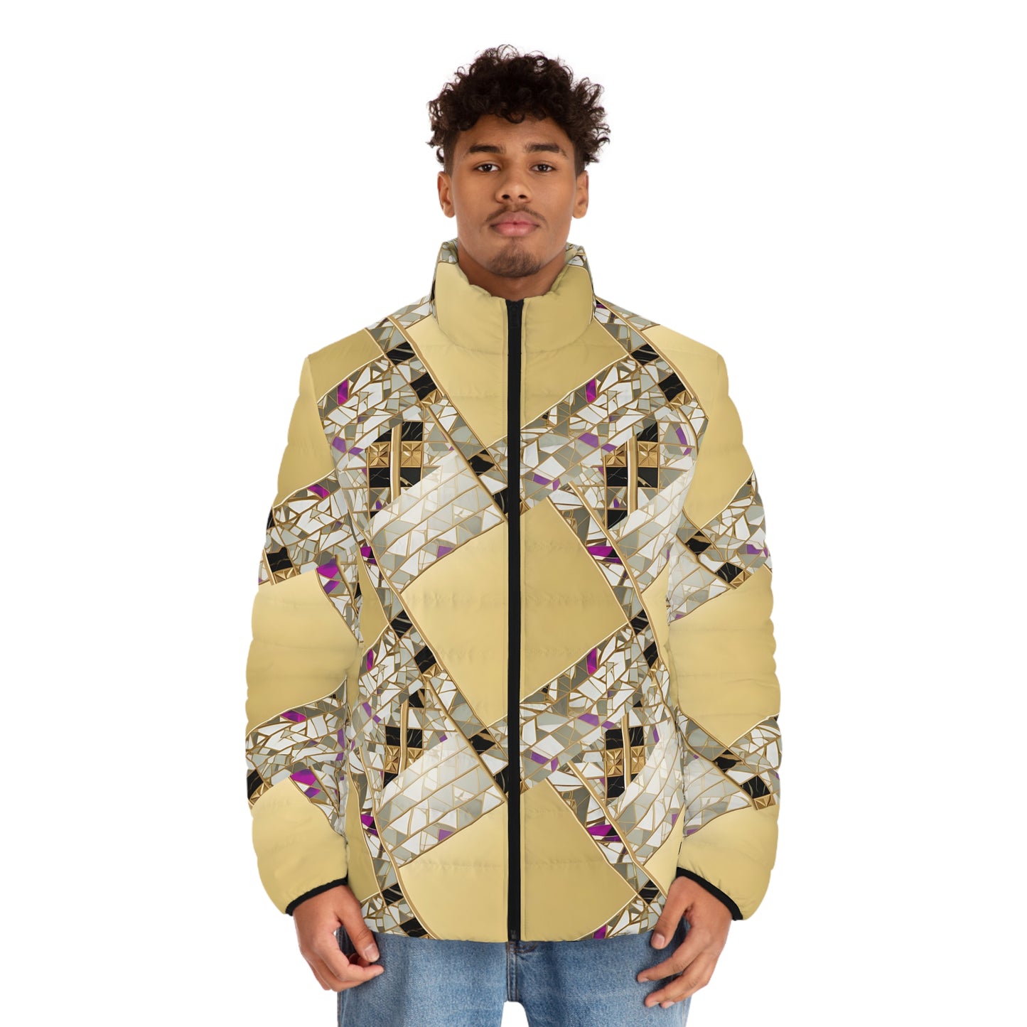 Standup collar winter jacket | Stylish puffer jacket | Yan Acq Apparel