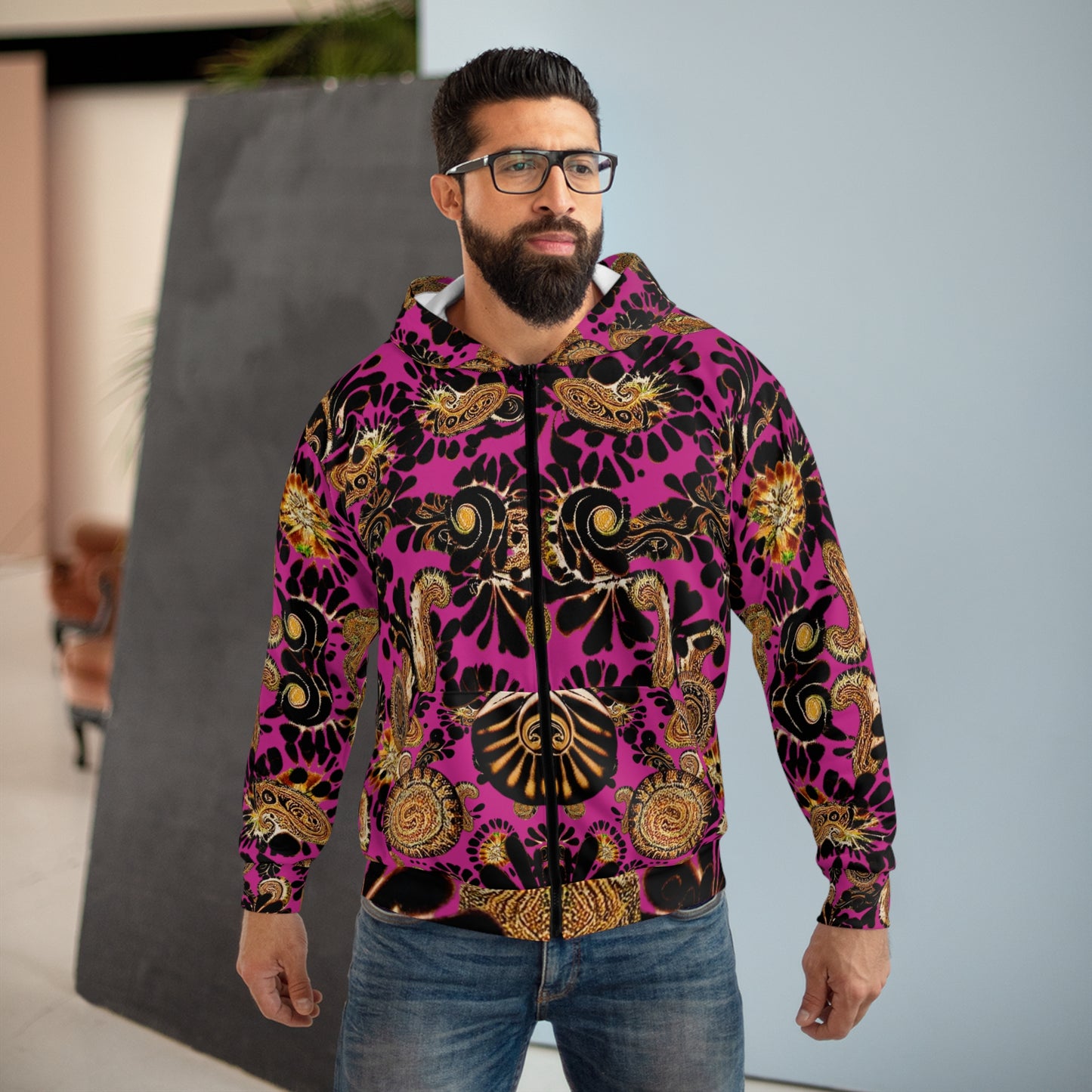 Zipped Fleece Jacket | Custom Winter Jacket | Yan Acq Apparel