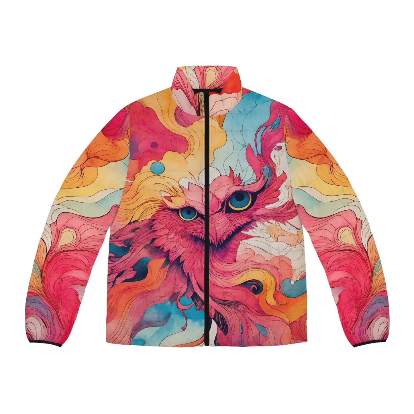 Puffer Jacket With Zippers | Pockets Jacket | Spacious Side Pockets