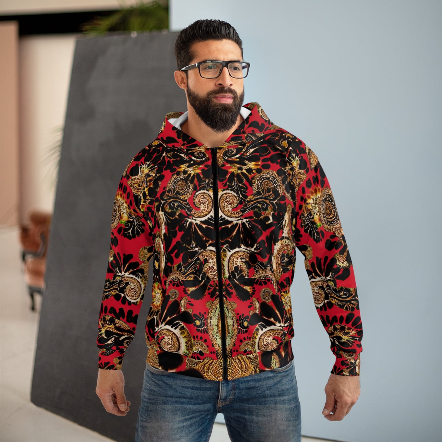 Warrior Fleece Jacket | Customizable fleece jacket | Yan Acq Apparel