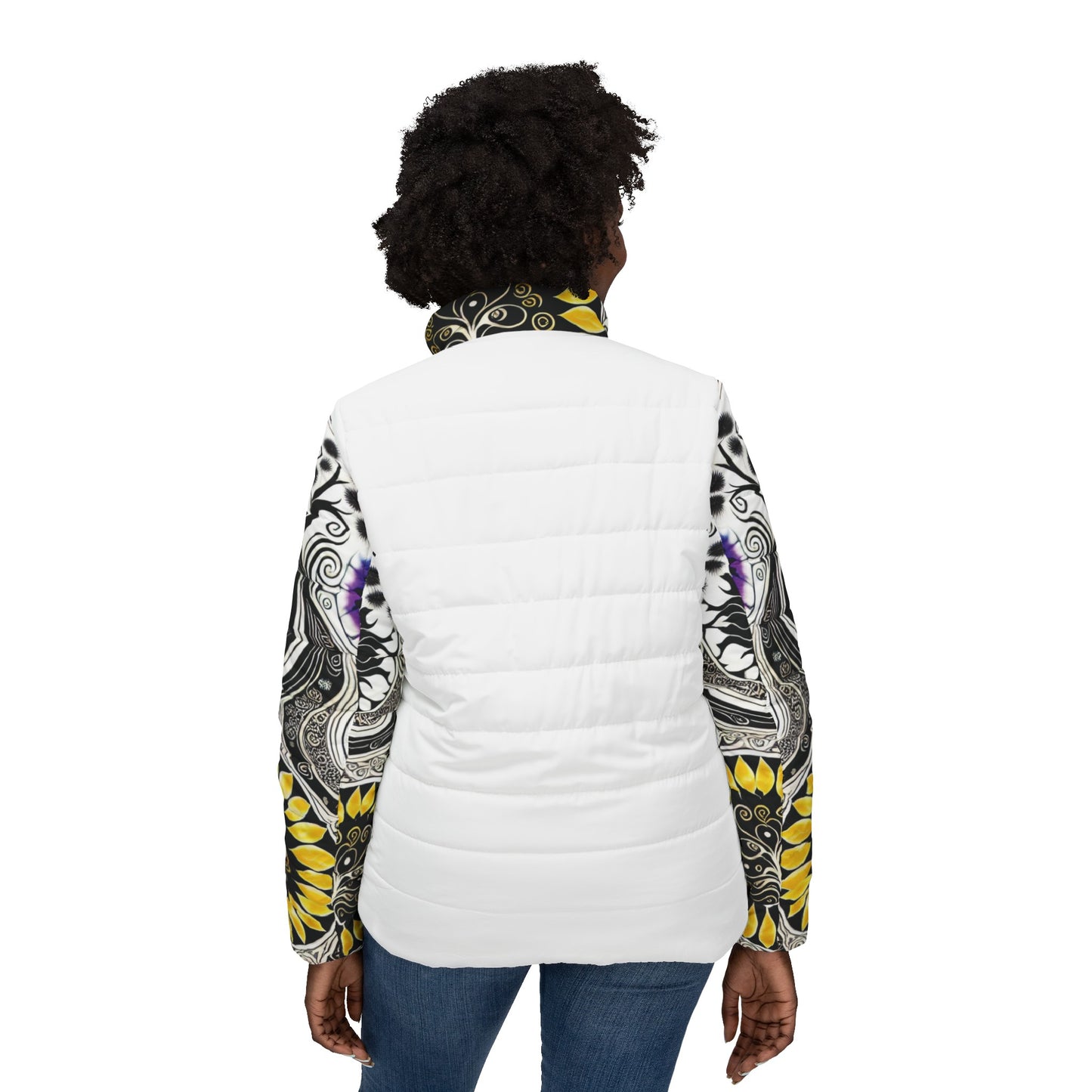 White Seam Puffer Jacket | Essential Puffer Jacket | Yan Acq Apparel
