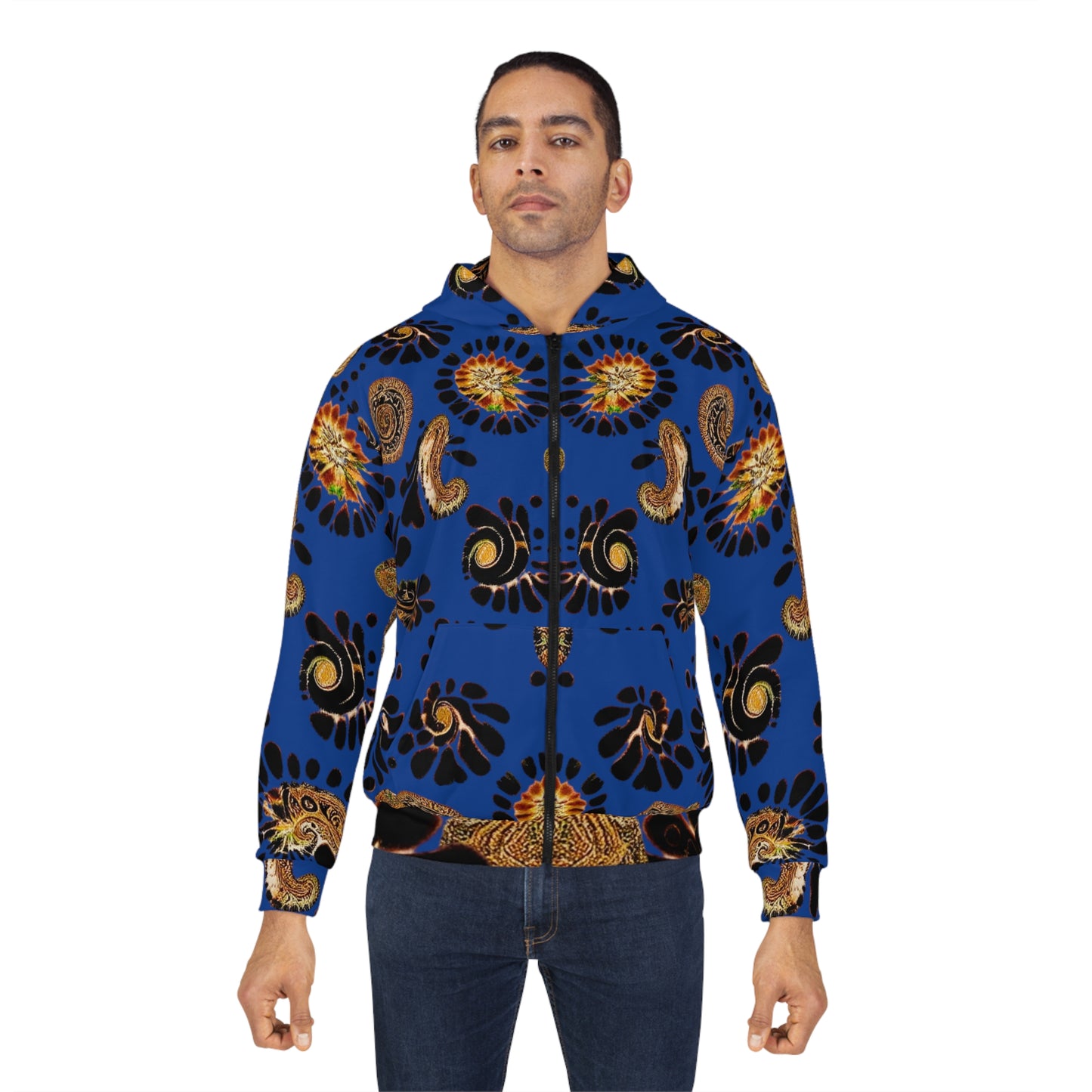 Printed Zipped Jacket | Men's Zipped Jacket | Yan Acq Apparel
