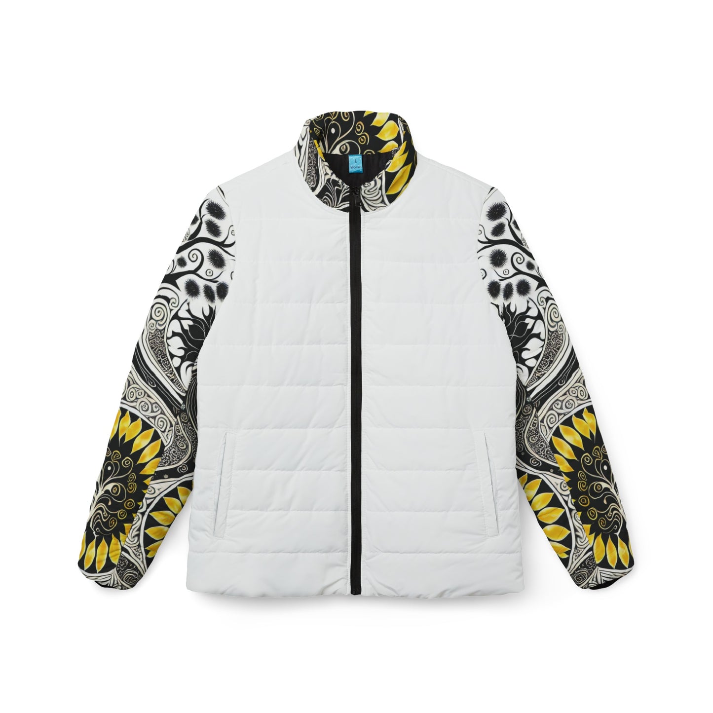 White Seam Puffer Jacket | Essential Puffer Jacket | Yan Acq Apparel