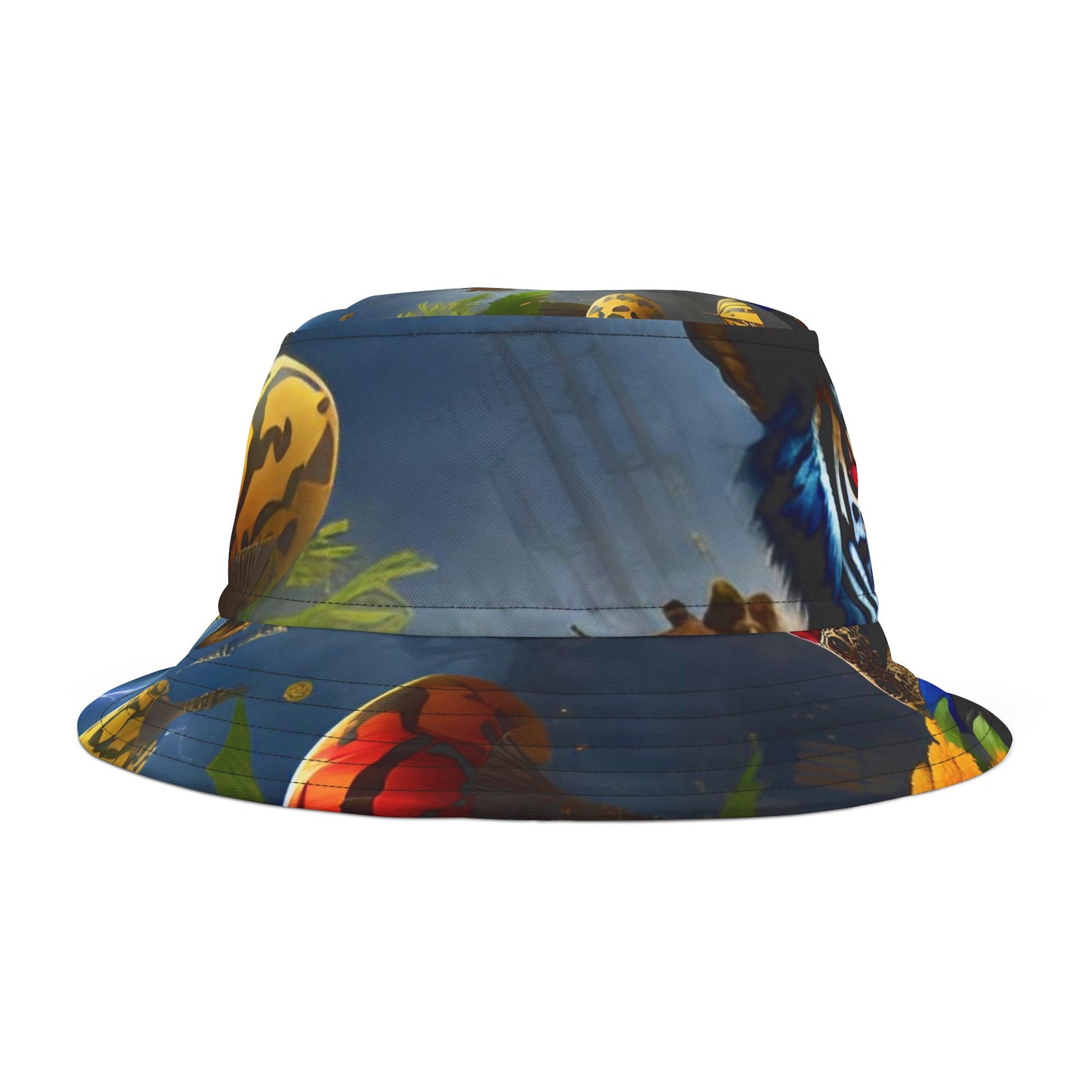 Tiger Warrior Bucket Hat | Personalized Bucket Hat | Yan Acq Apparel