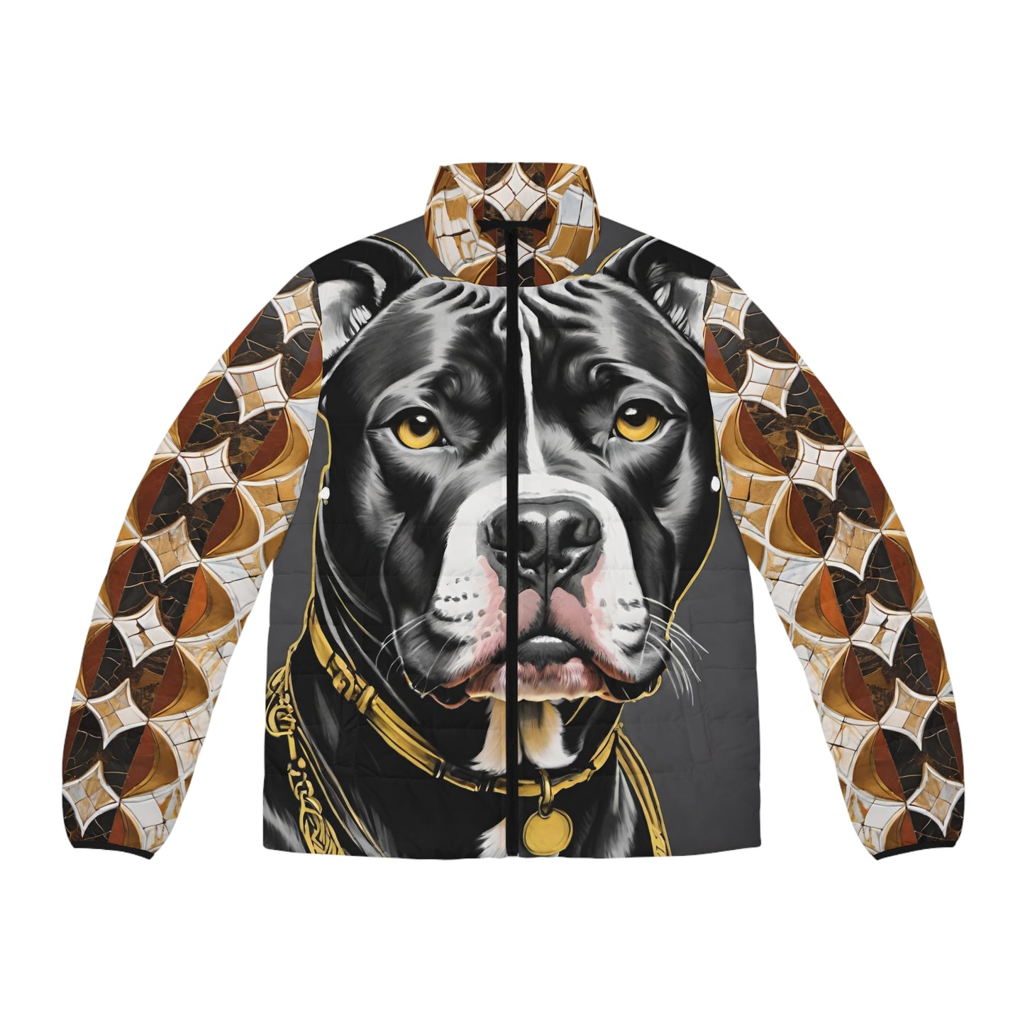 Zipper Puffer Jacket | Long Sleeves Puffer Jacket | Yan Acq Apparel