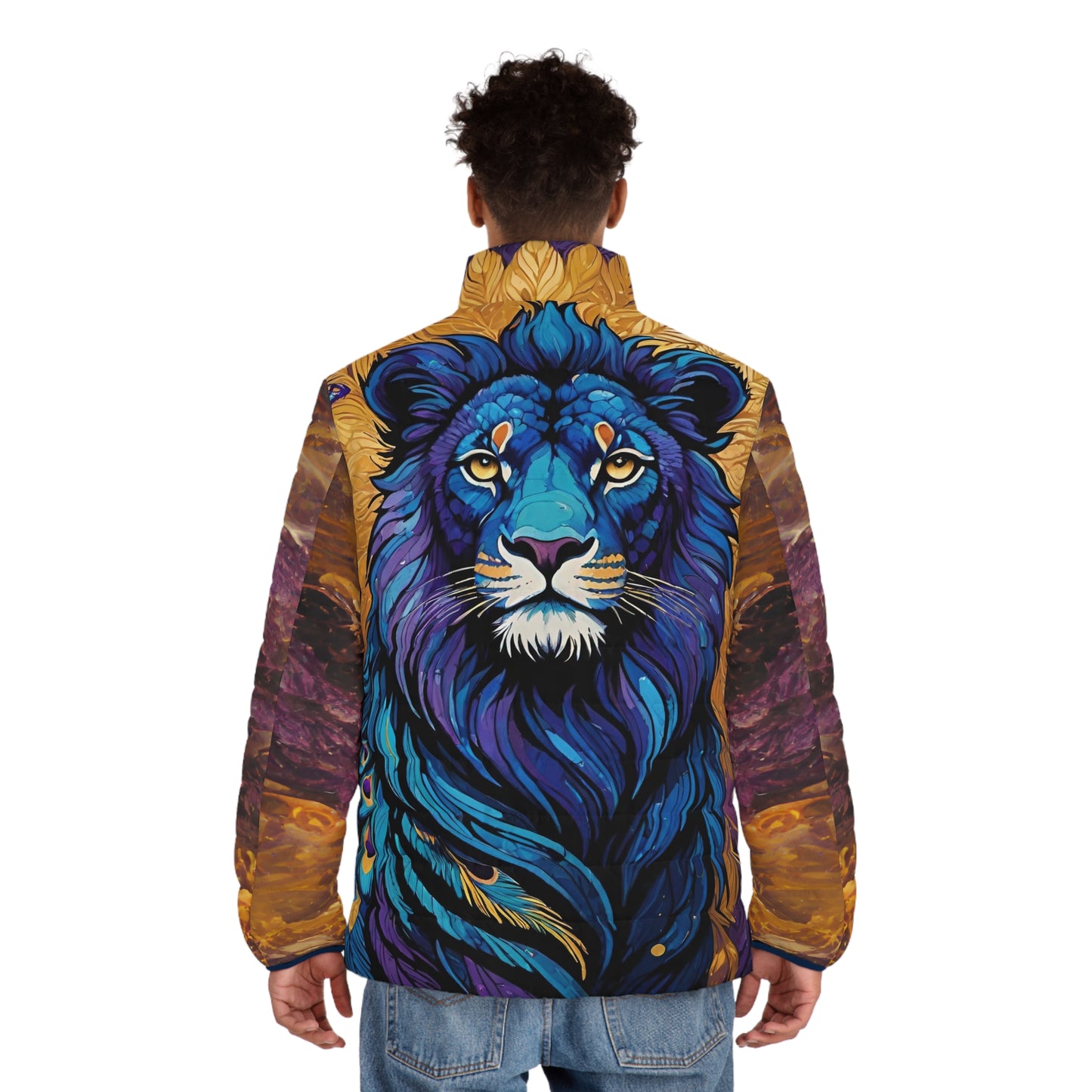 Blue King Zipper Jacket | Black Zipper Puffer Jacket | Yan Acq Apparel