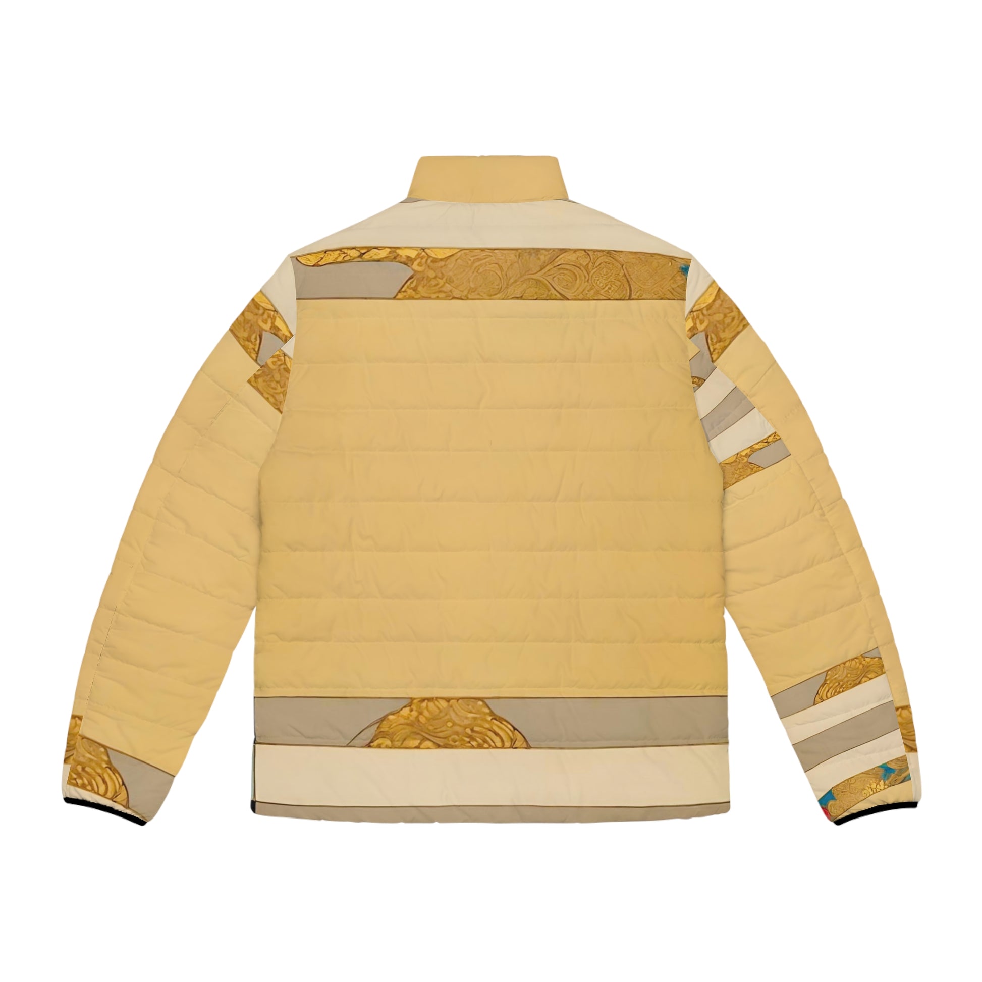 Yellow Puffer Jacket | Varsity Jacket | Yan Acq Apparel