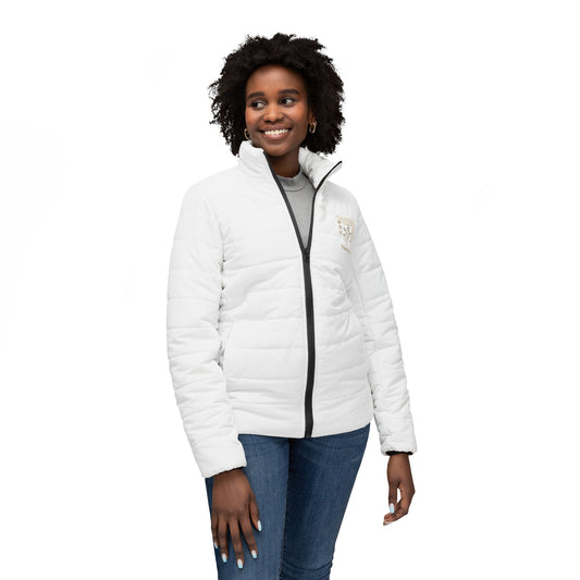 Women's White Jacket | Custom Puffer Jacket | Yan Acq Apparel