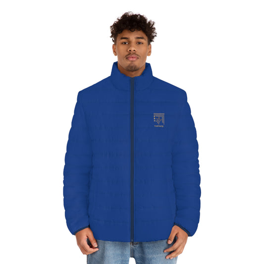Blue Puffer Jacket | Blue Fleece Jacket | Yan Acq Apparel