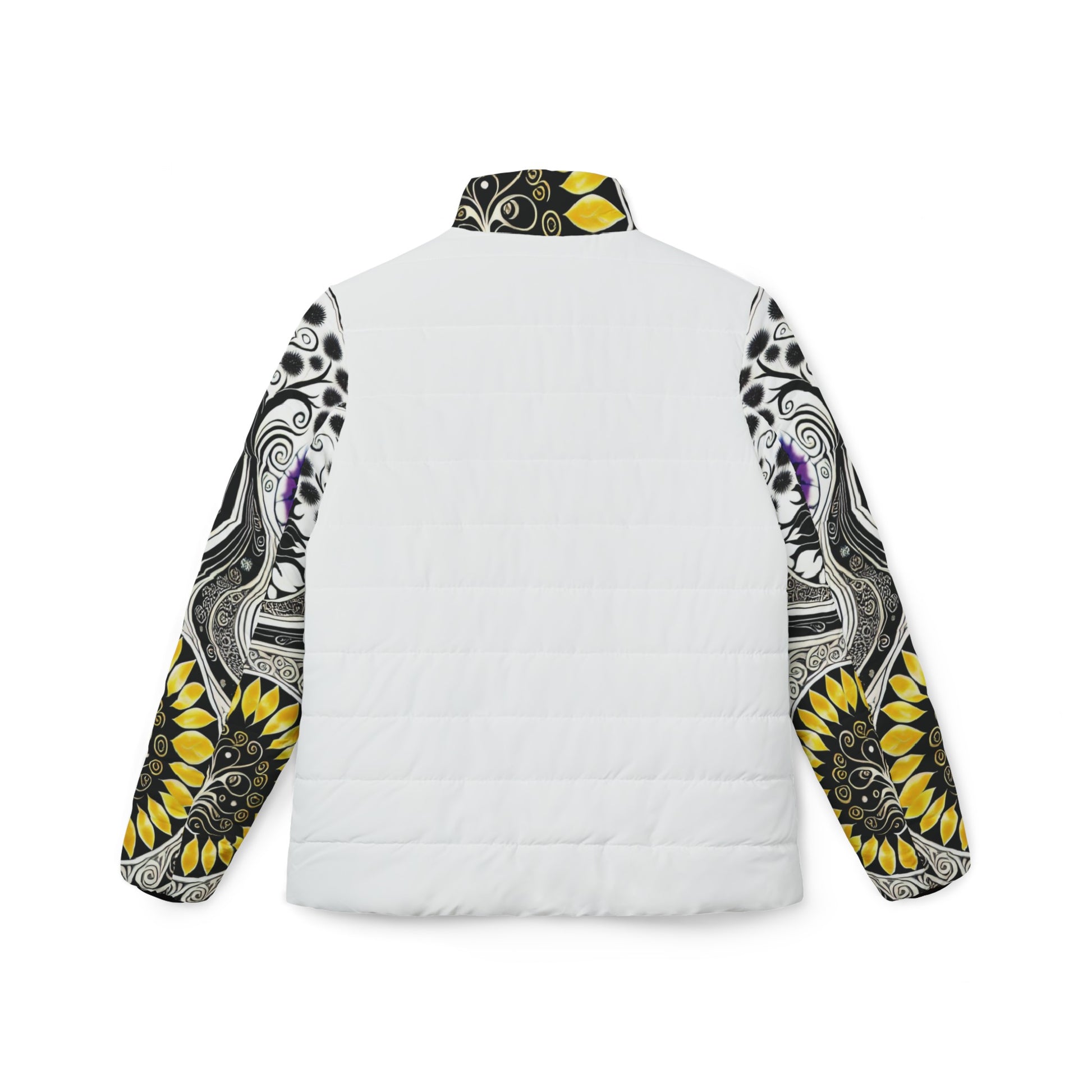 White Seam Puffer Jacket | Essential Puffer Jacket | Yan Acq Apparel