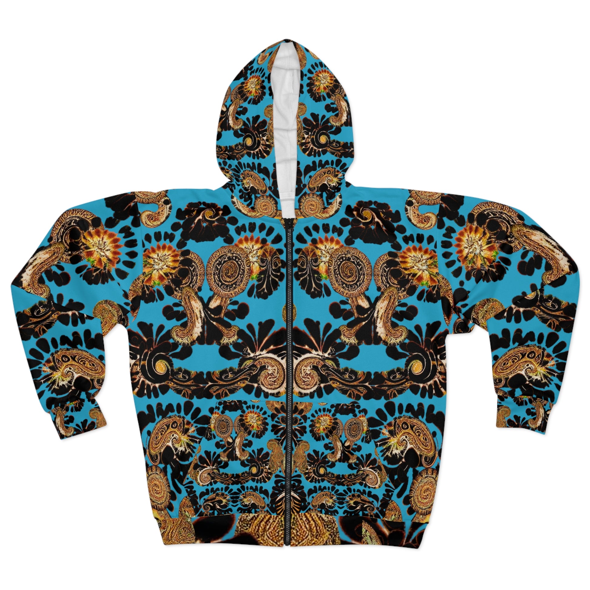Winter Fleece Jacket | Black Zipper Hoodie | Yan Acq Apparel