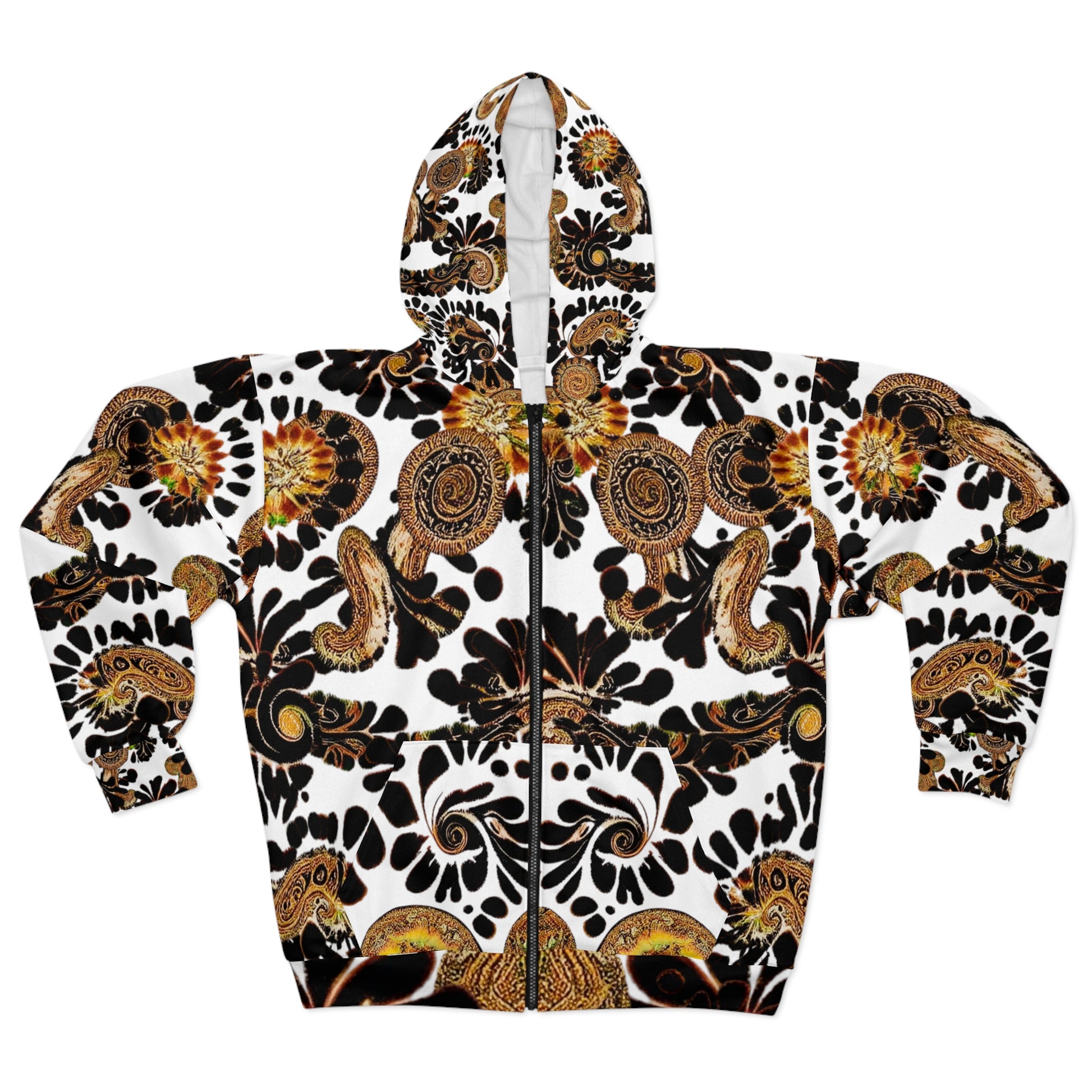 Medium Weight Polyester Jacket | Black Zipper Hoodie | Yan Acq Apparel