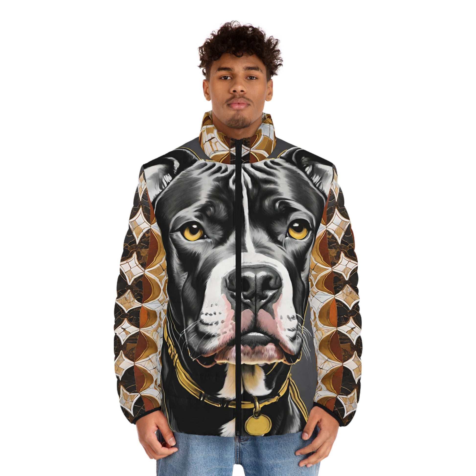 Zipper Puffer Jacket | Long Sleeves Puffer Jacket | Yan Acq Apparel