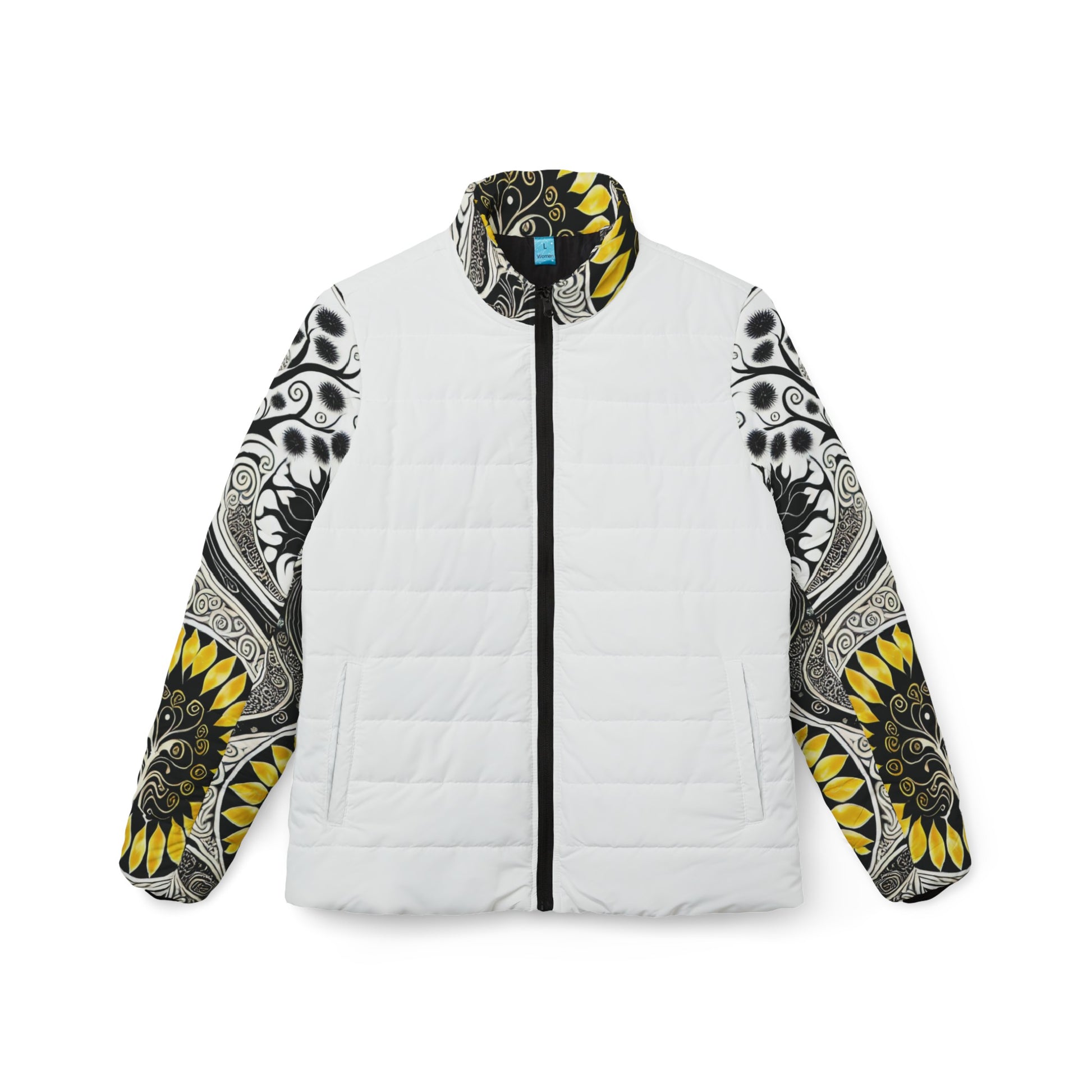 White Seam Puffer Jacket | Essential Puffer Jacket | Yan Acq Apparel