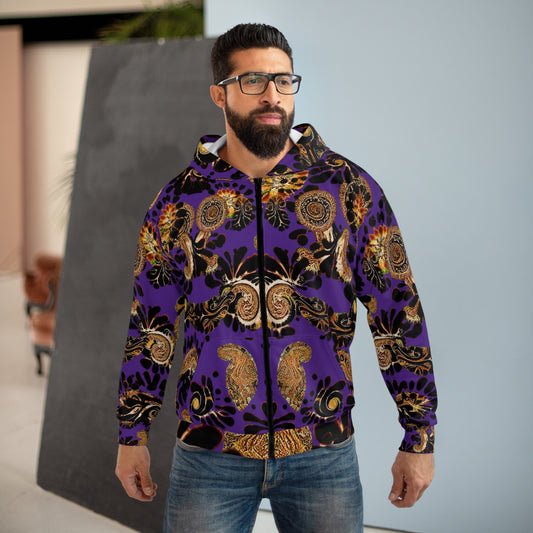 Printed Fleece Jacket | Men's Fleece Jacket | Yan Acq Apparel