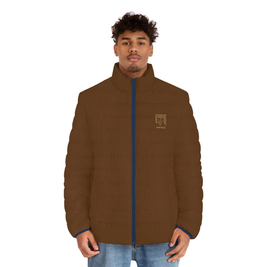 Brown Puffer Jacket | Custom Brown Jacket | Yan Acq Apparel